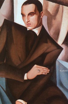 Tamara de Lempicka Werke - Porträt von Marquis Sommi 1925 zeitgenössische Tamara de Lempicka